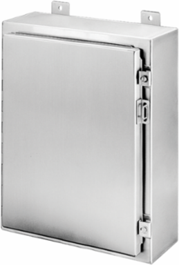 Wallmount Hinged with NEMA Clamps Type 4X, 30x20x8, Brushed, SS316