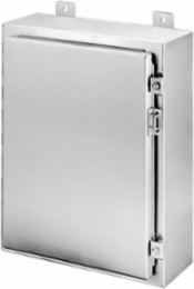 Wallmount Hinged with NEMA Clamps Type 4X, 30x20x8, Brushed, SS304
