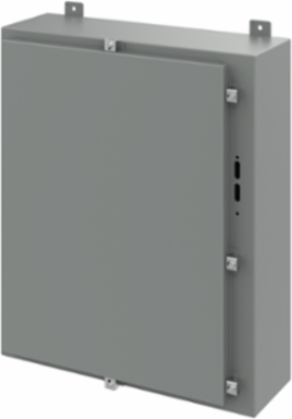 Disconnect Enclosure Type 4, 30 Inch x 25 Inch x 8 Inch, Gray, Steel