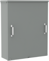 Screw-Cover Drip-Shield Type 3R With Knockouts, 30x30x12, Gray, Steel