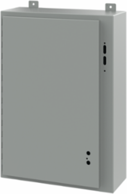 Disconnect Enclosure Type 12, 30 x 21-3/8 x 8 Inch, Gray Steel, NEMA 12
