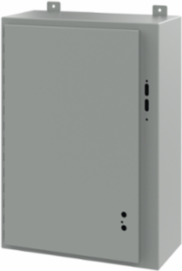 Disconnect Enclosure Type 12, 30 Inch x 21-3/8 Inch x 10 Inch, Gray Steel, NEMA 12