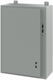 Disconnect Enclosure Type 12, 30 Inch x 21-3/8 Inch x 10 Inch, Gray Steel, NEMA 12