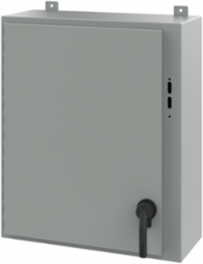 Disconnect Enclosure Type 12, 30.00x25.38x10.00 Inch, Gray Steel