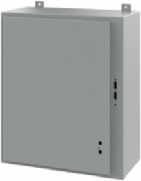 Disconnect Enclosure Type 12, 30 x 25.38 x 12 Inch, Gray Steel, NEMA 12