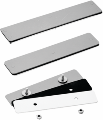 Blank Mild Steel Adapter Plate for NEMA Cutouts, Gray, 2.66 Inch Thickness