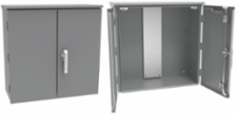 CT Cabinet 2-Door 36x36x14 Inch NEMA Type 3R Gray Steel