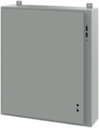 Disconnect Enclosure Type 12, 36 Inch x 31-3/8 Inch x 8 Inch, Gray Steel