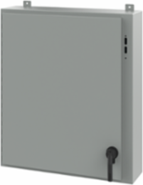 Disconnect Enclosure Type 12, 36 Inch x 31-3/8 Inch x 8 Inch, Steel, Gray, NEMA 12