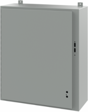 Disconnect Enclosure Type 12, 36 Inch x 31-3/8 Inch x 12 Inch, Gray Steel