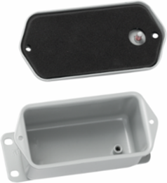 Screw Cover Contoured Type 4, 4.00x2.00x2.00, Gray, Steel