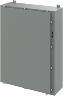 Disconnect Enclosure Type 4, 48 Inch x 37 Inch x 12 Inch, Gray Steel, NEMA 4 Watertight