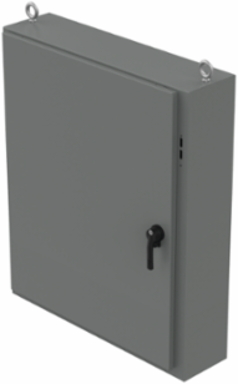 Low-Profile 1-Door Disconnect Enclosure, 48 Inch x 40.25 Inch x 10 Inch, Steel
