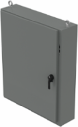 Low-Profile 1-Door Disconnect Enclosure, 48 Inch x 40.25 Inch x 10 Inch, Steel