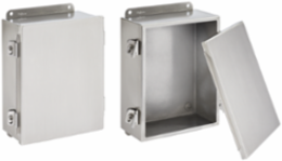 Type 4X Clamp Cover Junction Box 6x6x4 Inch, Stainless Steel, IP66