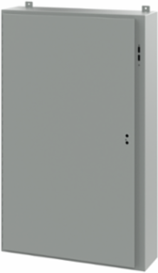 Disconnect Enclosure Type 12, 60 Inch x 37-3/8 Inch x 10 Inch, Gray Steel, NEMA 12