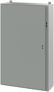 Disconnect Enclosure Type 12, 60 x 37-3/8 x 12 Inch, Gray Steel, NEMA 12