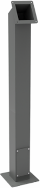 Pedestal System Angled Column, 41.00x6.00x6.00, Gray, Mild Steel