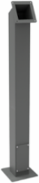Pedestal System Angled Column, 41.00x6.00x6.00, Gray, Mild Steel