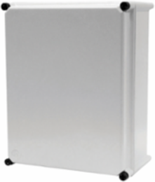 APO Flat Opaque Screw Cover 14.65x11.89x6.93 Inch, Fiberglass, Light Gray