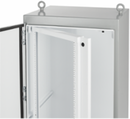 Swing-Out Rack Mounting Frame for Free-Stand, fits 72.06x30.06, White, Steel