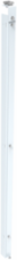 Center Panel Support for Two-Door Enclosure 72 Inch, White Steel