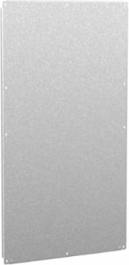 Galvanized Steel Panel for Free-Stand Enclosure, 72x34 Inch, 8 Holes