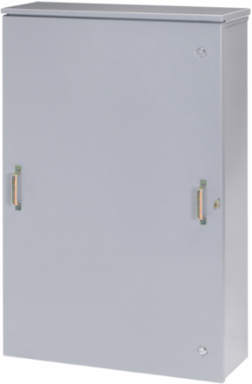 CT Cabinet Hinged-Cover Bar-Mount Lugs 48.07x30.00x11.00 Inch, Gray, Steel, NEMA 3R