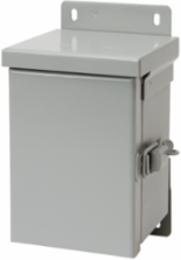Hinge Cover Drip Shield Enclosure 8.00x6.00x4.00 Inch, Gray Steel, NEMA 3R