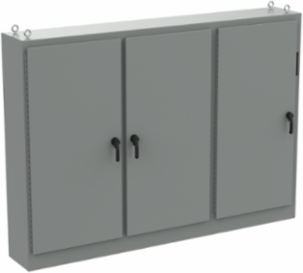 Free-Stand Disconnect Type 4, 90.12 x 78.50 x 18.12 Inch, Steel Gray, NEMA 4