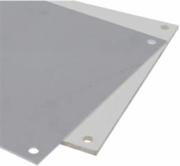 ARIA Mounting Plate 25.59x17.72x0.06 Inch Powder Coated Mild Steel