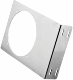 Compact Axial Fan Bracket, 4 Inch, Aluminum, 5 Inch Width, 1.5 Inch Thickness