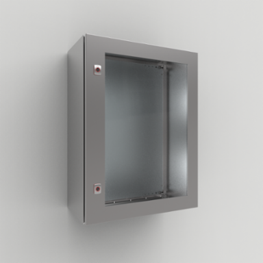 Glazed Door 400x600mm Stainless Steel 304 Brushed Finish IP55