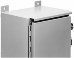 Drip Shield Kit for Single-Door Enclosures, 12 Inch, Gray Steel, NEMA 12