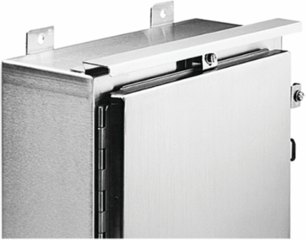 Drip Shield Kit for NEMA 4X Wall-Mount, Fits B=24 Inch, Stainless Steel