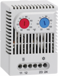 Dual Thermostat 2.64 Inch x 1.97 Inch x 1.81 Inch, Plastic, Light Gray