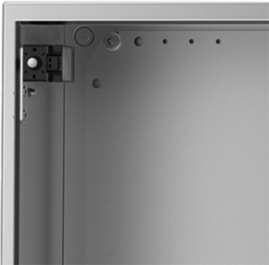 Wall Mounted Door Switch Enclosure, 1.2 x 1.22 x 2.44 Inch, Plastic
