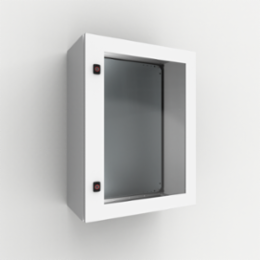 Window Door, ADT, 295x245x15mm, Light Gray, Mild Steel