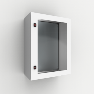 Window Door, ADT, 695x495x15mm, Light Gray, Mild Steel