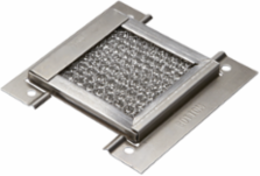 Louver Plate Kit Filters, 178 x 210 mm, Aluminum, Mill Finish