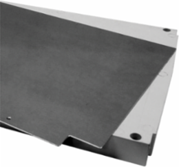 ARIA Hinged Front Plate 10.98x6.38x0.08 Inch Aluminum