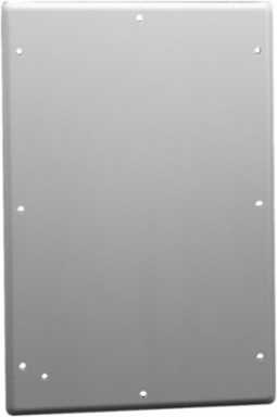 Gland Plate Type 4, 12 Gauge, 6.50 x 18.50 Inch, Gray Steel