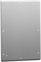 Gland Plate Type 4, 12 Gauge, 6.50 x 18.50 Inch, Gray Steel