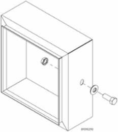 UL-Recognized Hardware Kit Type 4X, 10-32, Tumbled, Stainless Steel 304