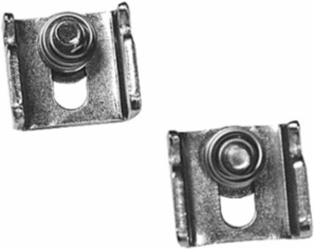 Clamp Kit for Wall-Mount Enclosure, 28W x 19H x 25D, Plated, Mild Steel