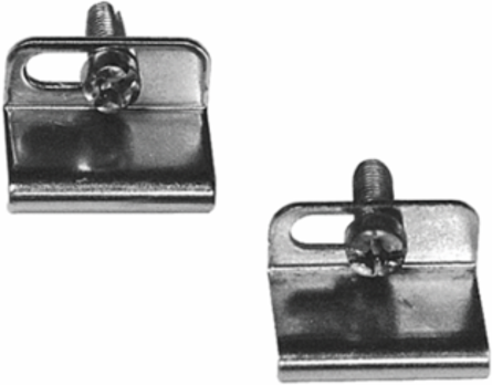 Junction Box Clamp Kit, 0.74x1.09x0.97 Inch, Plated Mild Steel