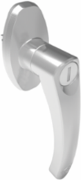 Keylock Latch Kit for 1-Pt Type 12 Enclosure, Steel, Brushed Chrome, CCW