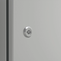 Double-Bit 3 mm Stainless Steel Lock, IP66 Protection, 1.18 x 2.17 x 1.42 Inch