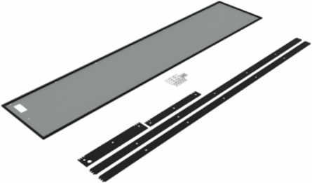Steel Barrier 84.12x24.12 Inch, NEMA 12, Powder Coated