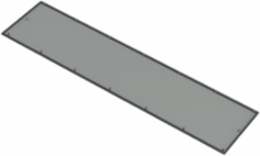 Flat End Plates 84.12x24.12 Inch Steel, Powder Coated, NEMA 12 Rating
